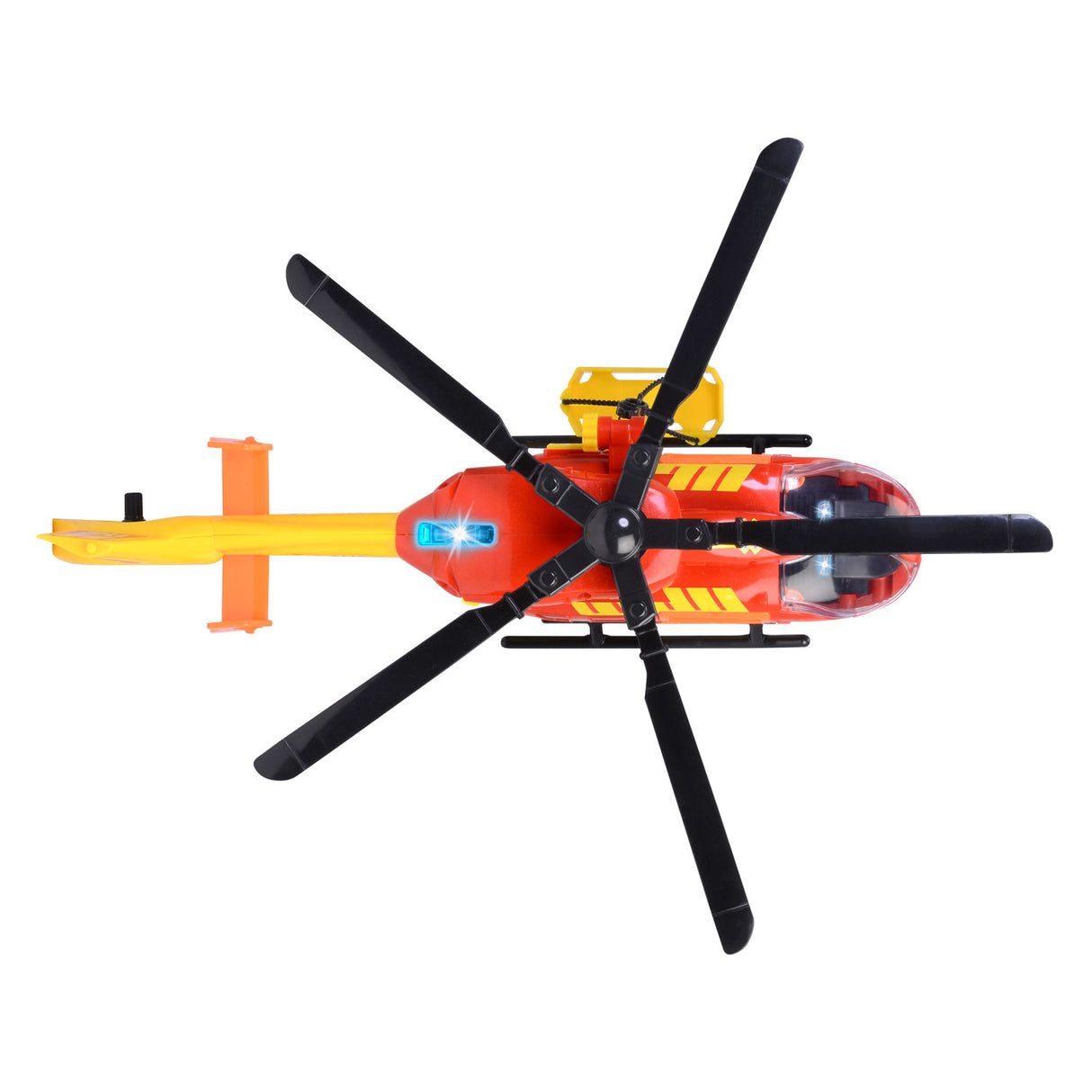 Dickie Toys - Hélicoptère ambulance - Hélicoptère hôpital - Lumière et son - Hélice rotative - à partir de 3 ans