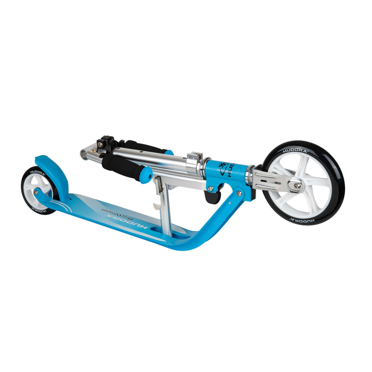 Trottinette Hudora petite grande roue - bleu