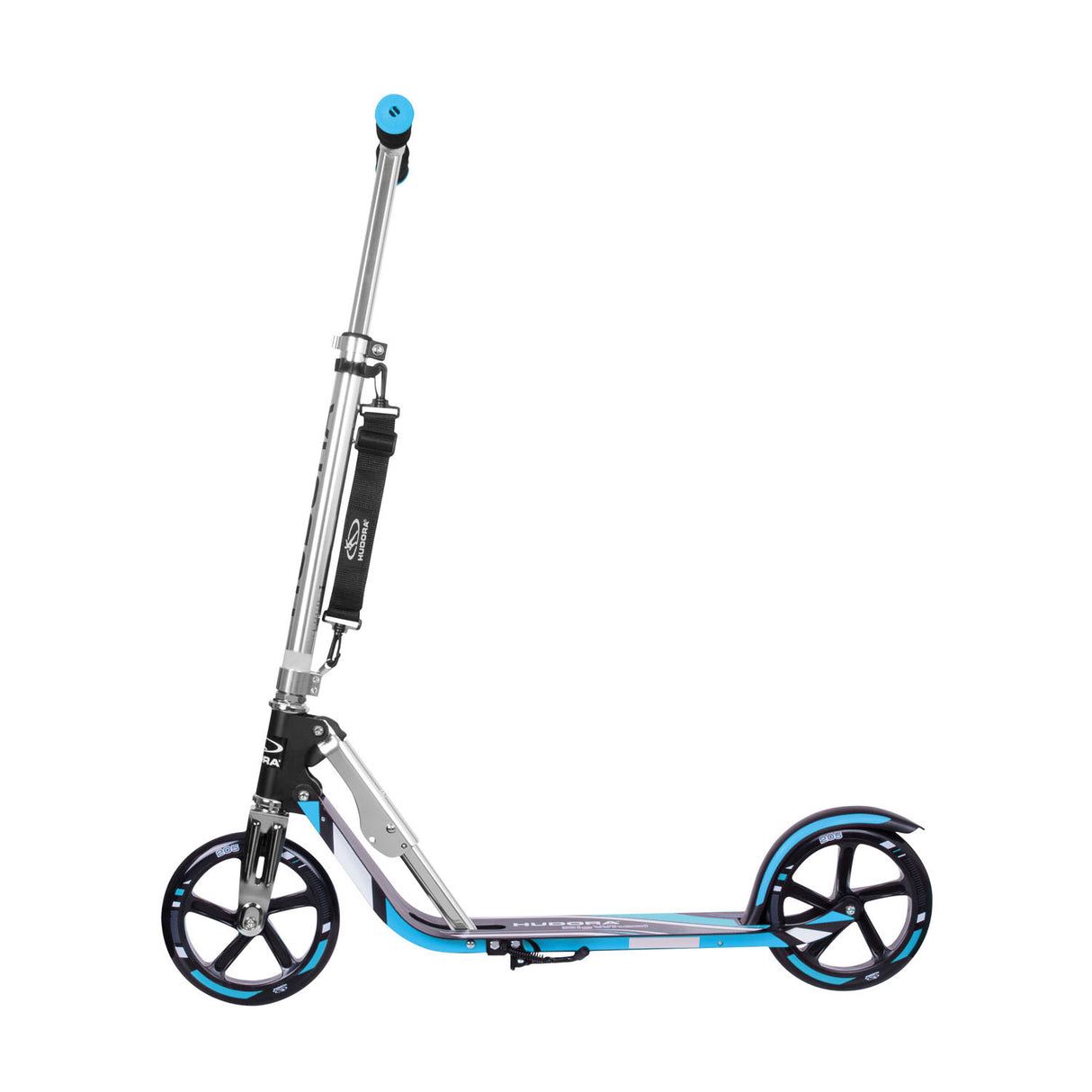 Hudora scooter grande roue step rx205 - noir bleu