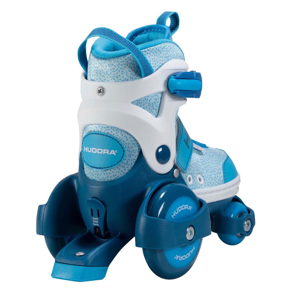 Hudora patins à roulettes mon premier quad bleu, taille 30-33