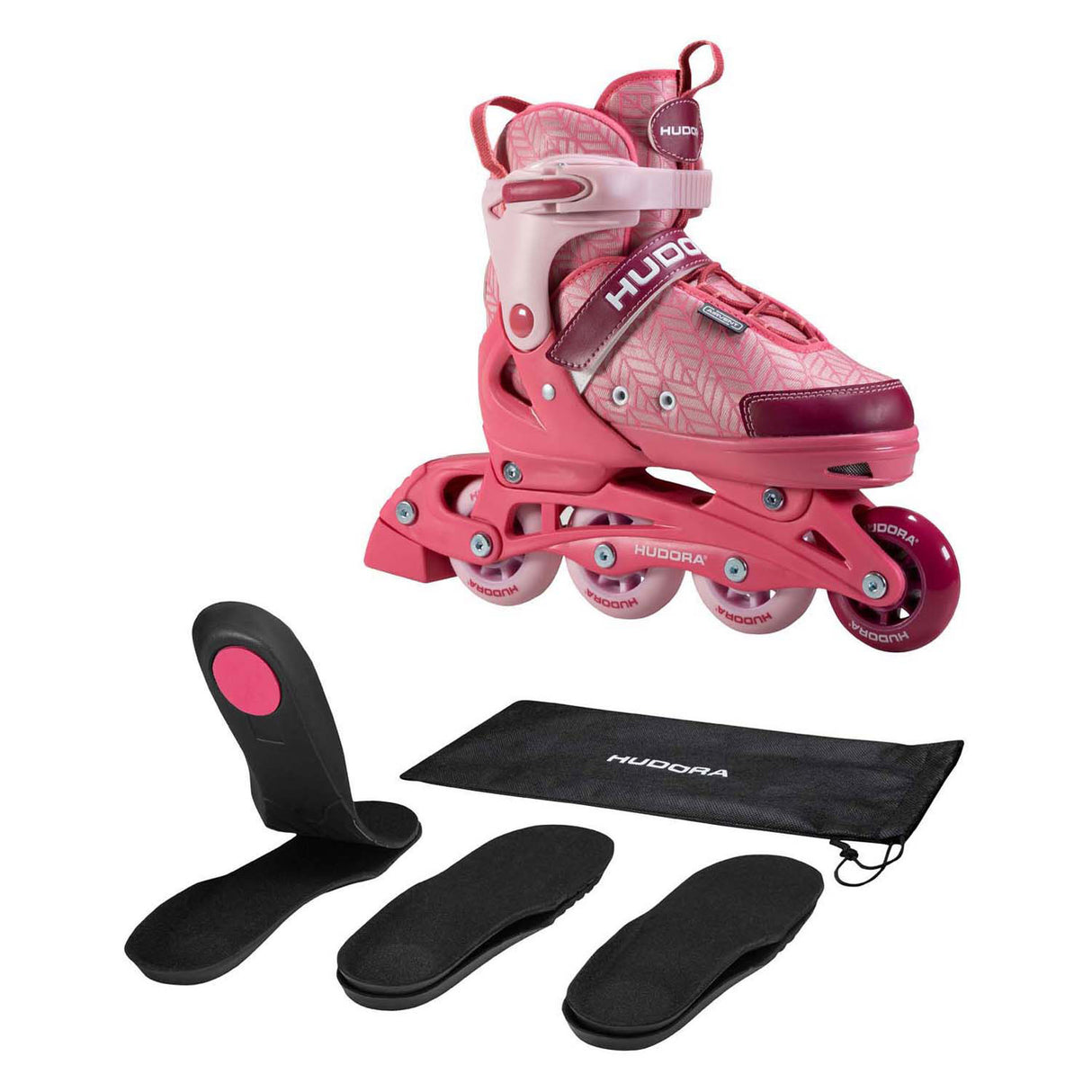 Hudora patins à roues alignées mia 2.0 lutin, taille 37-40