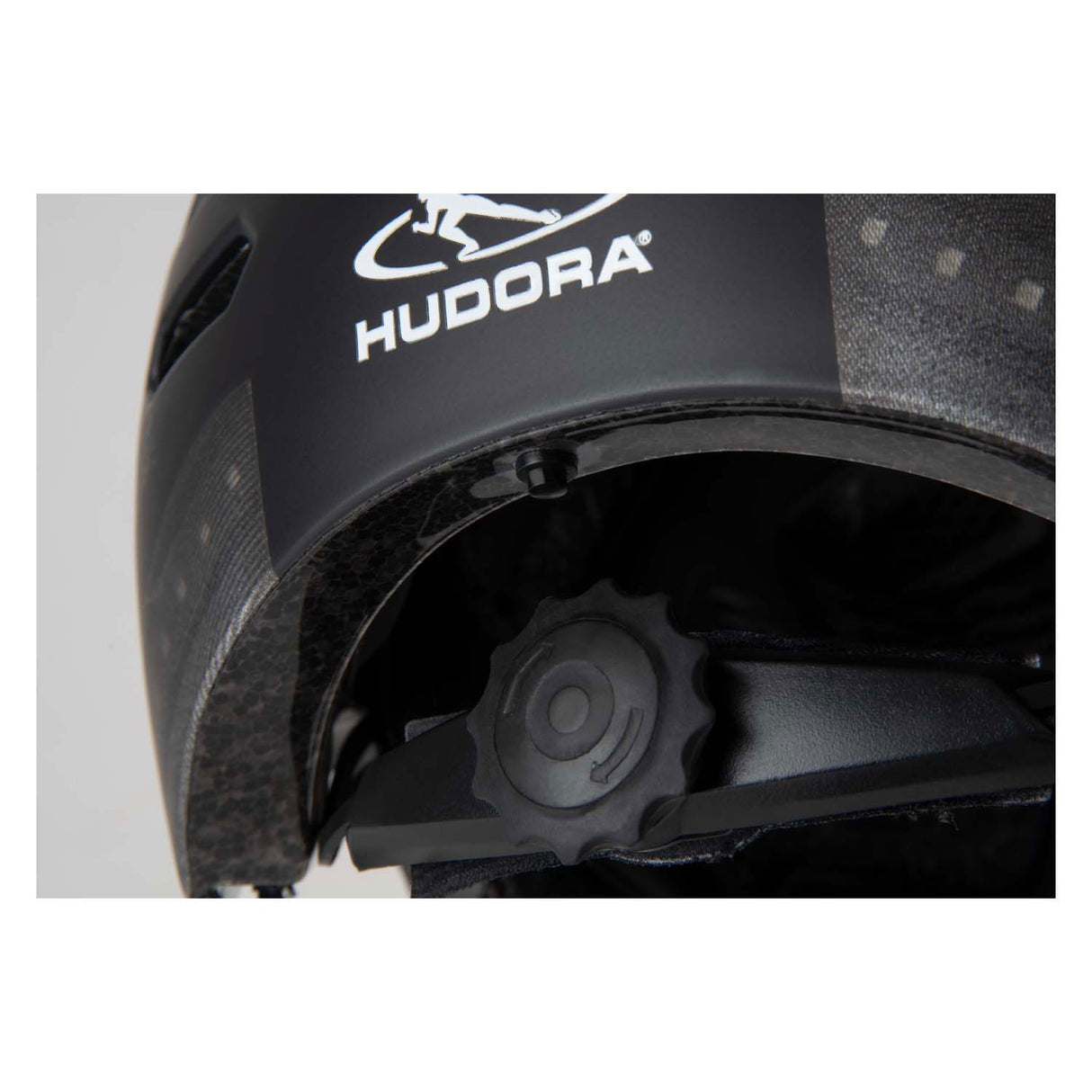 Casque de skate Hudora avec visière et LED noir, taille m (55-58cm)