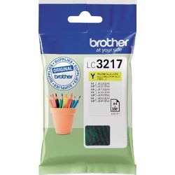 Cartouche d'encre brother lc-3217cy jaune