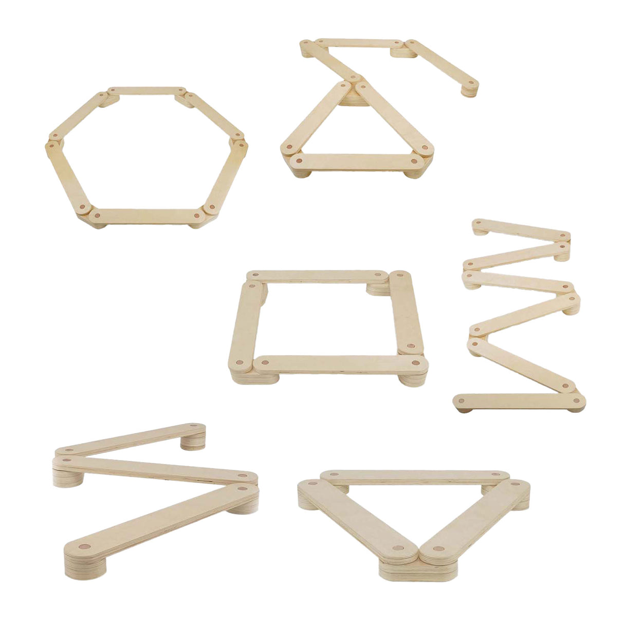 Jeu de balance en bois RC, 15 pièces.