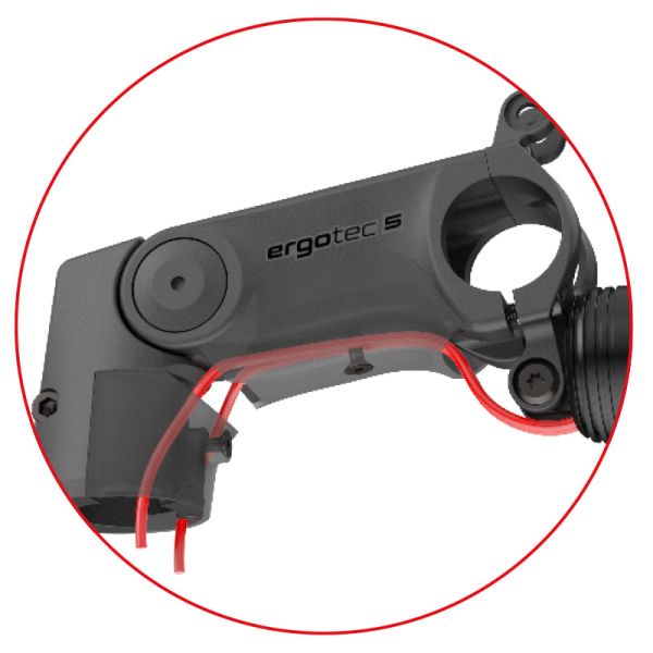 Ergotec potence avance sépia xl fi ø28,6mm 90mm ø31,8mm - noir