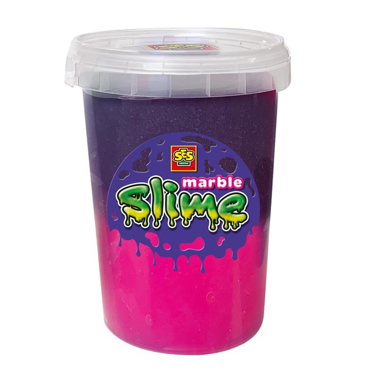 Ses creative ses marbre slime - rose et violet, 200gr