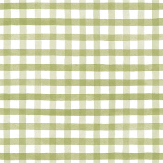 Via chasse nappe PVC 140 cm vichy olive