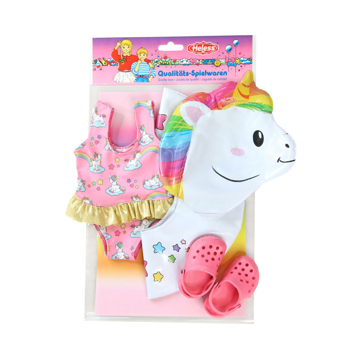 Helless Dolls Swim Set Unicorn, 35-45 cm
