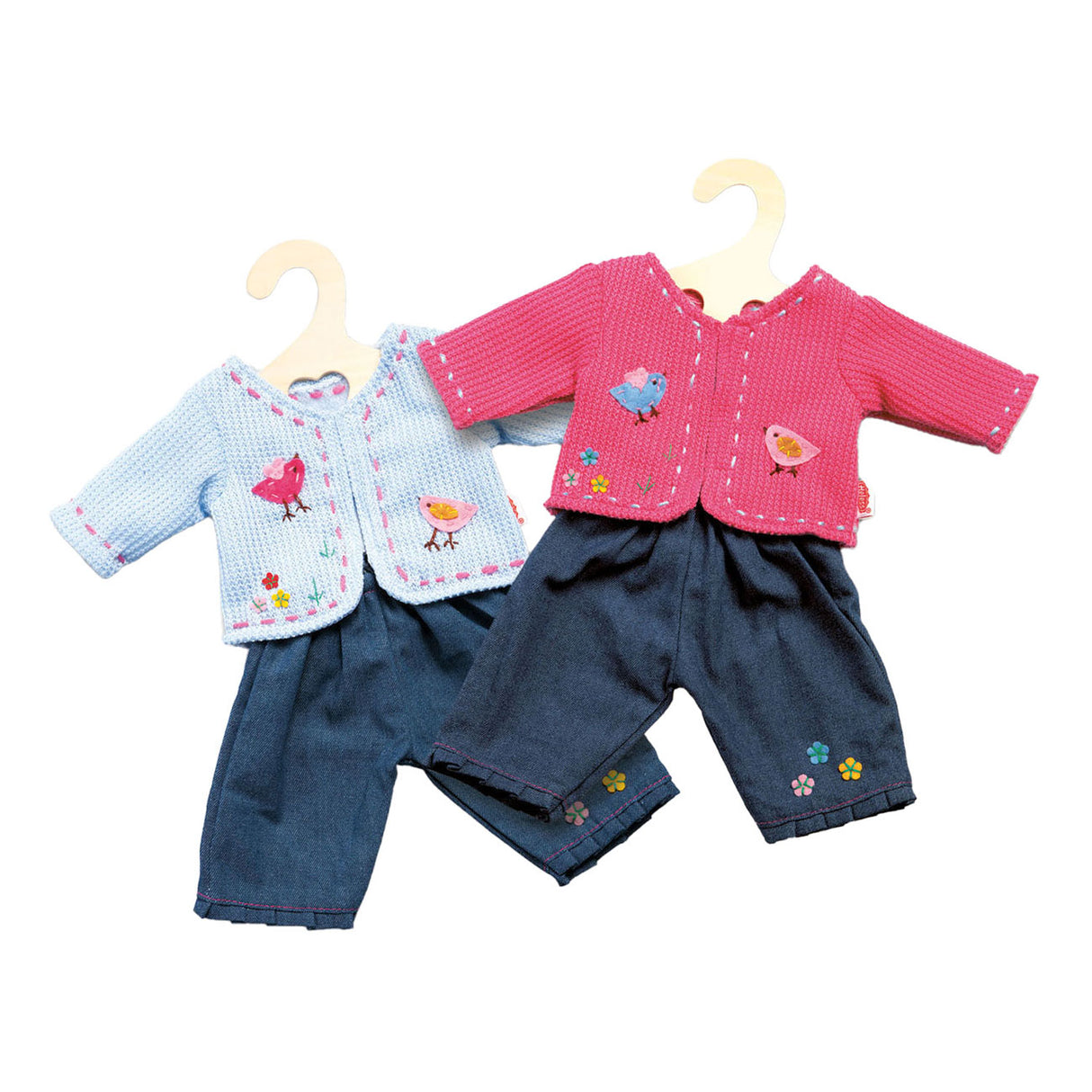 Veste Heless avec jean rose, 28-35 cm