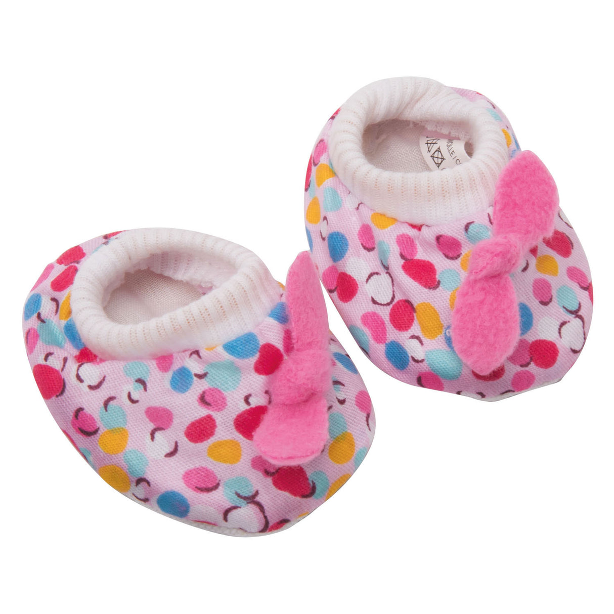 Chaussures de bébé pour poupées Heless, à pois, 28-35 cm