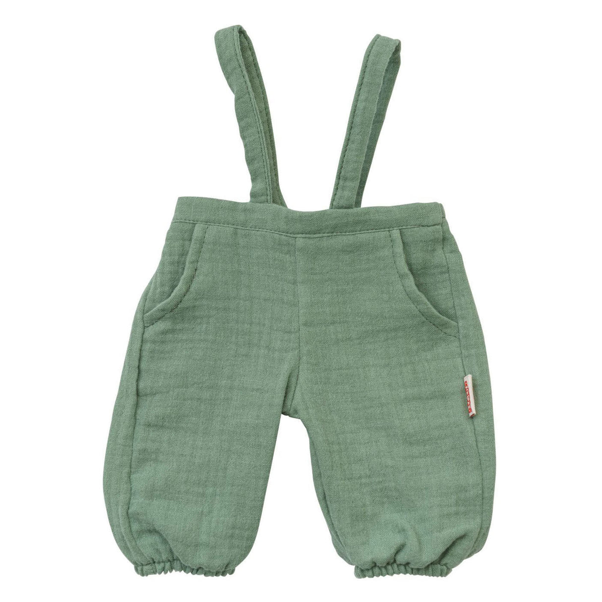 Salopette de poupée Heless verte, 35-45 cm