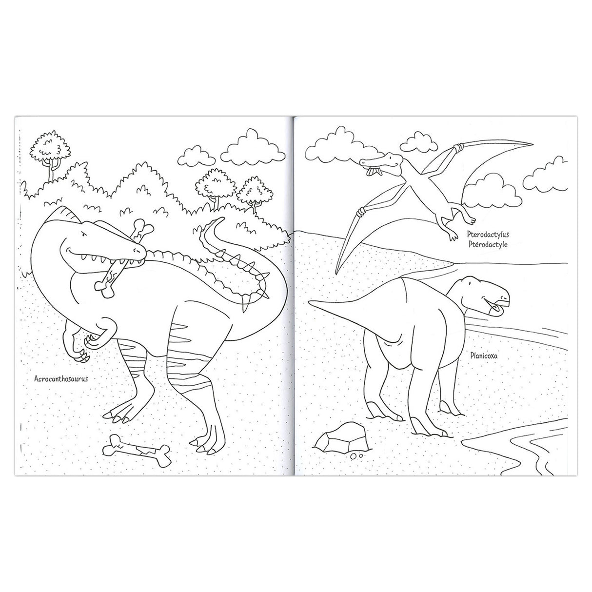 Coloriage dinosaure Deltas