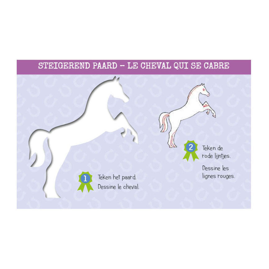 Cartes modèles Deltas comment dessiner des chevaux