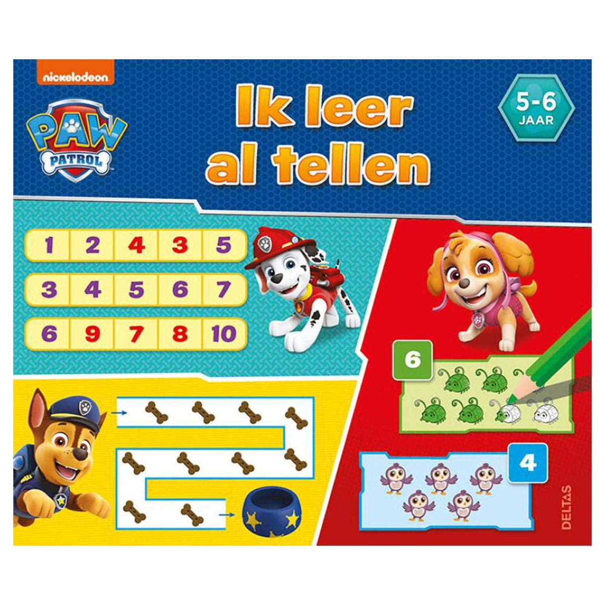 Pat' Patrouille Deltas - J'apprends déjà à compter (5-6 ans)