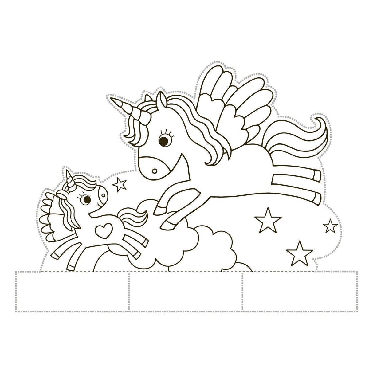 Super pin pad Deltas J'aime les licornes