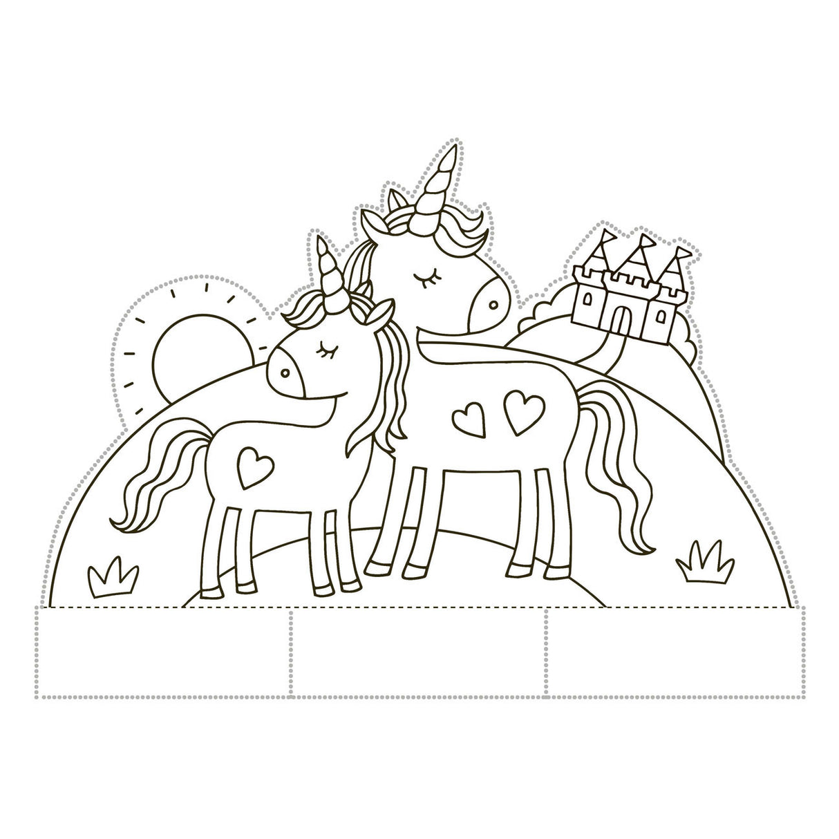 Super pin pad Deltas J'aime les licornes