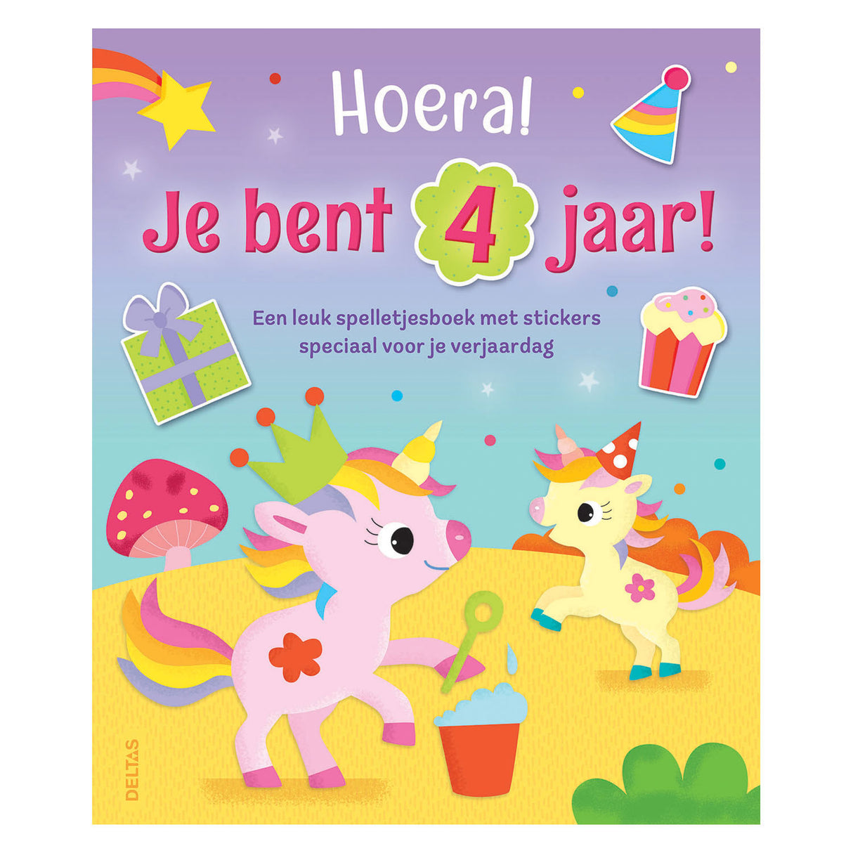 Hourra pour les Delta ! tu as 4 ans ! licornes