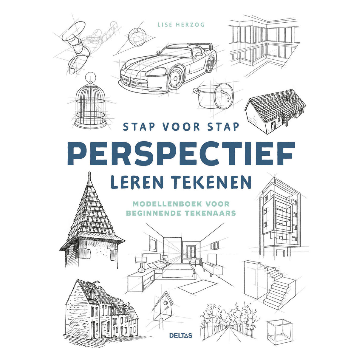 Deltas, étape par étape, perspective, apprendre à dessiner, livre de loisirs