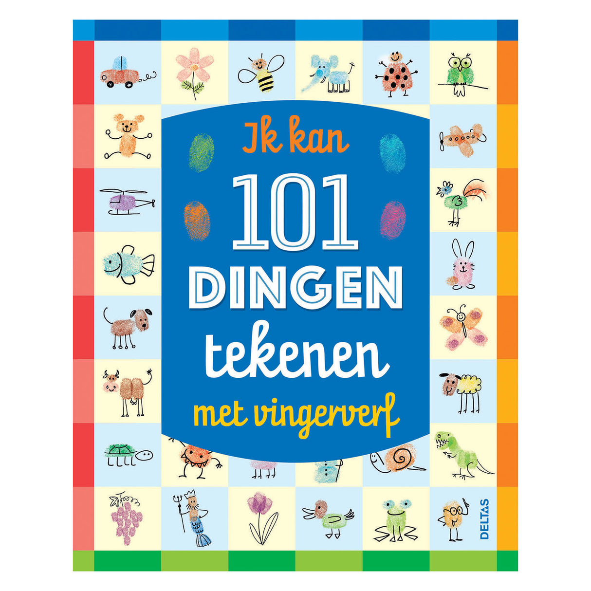 Deltas Je peux dessiner 101 choses avec un livre de peinture au doigt