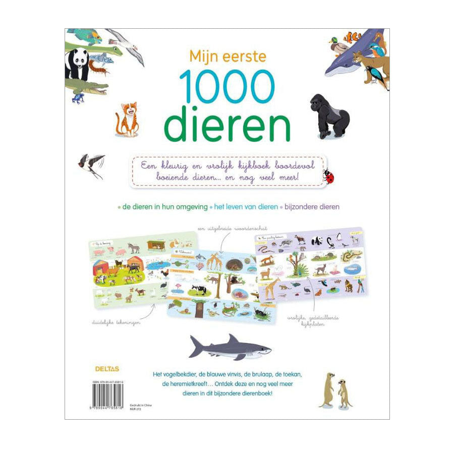 Deltas, mon premier livre d'observation des 1000 animaux