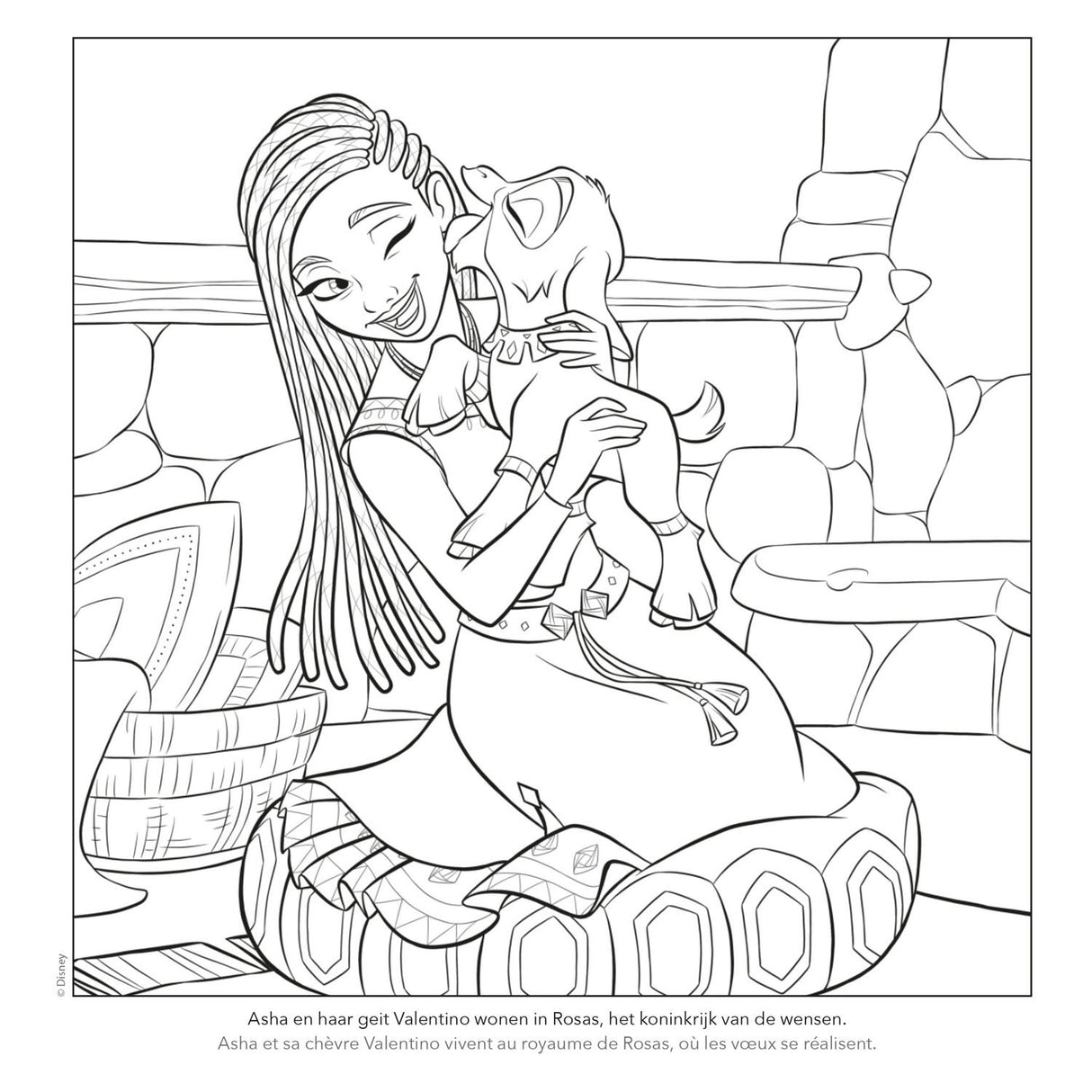Livre de coloriage Deltas Disney Color Fun Wish