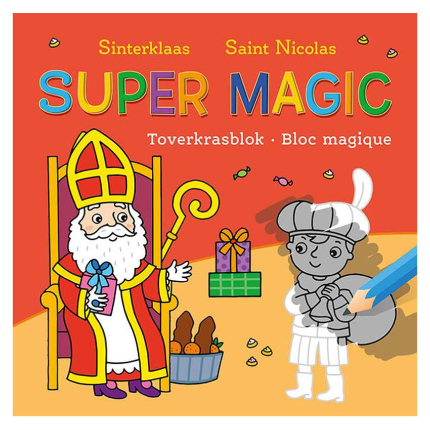 Bloc à gratter magique super magique Deltas Sinterklaas