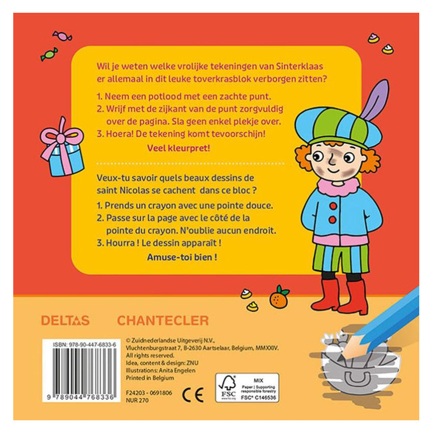 Bloc à gratter magique super magique Deltas Sinterklaas