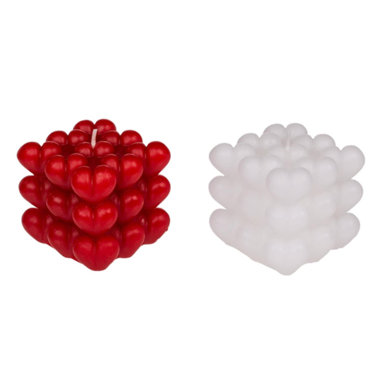 Bougie bulle Ootb coeur 6x6cm