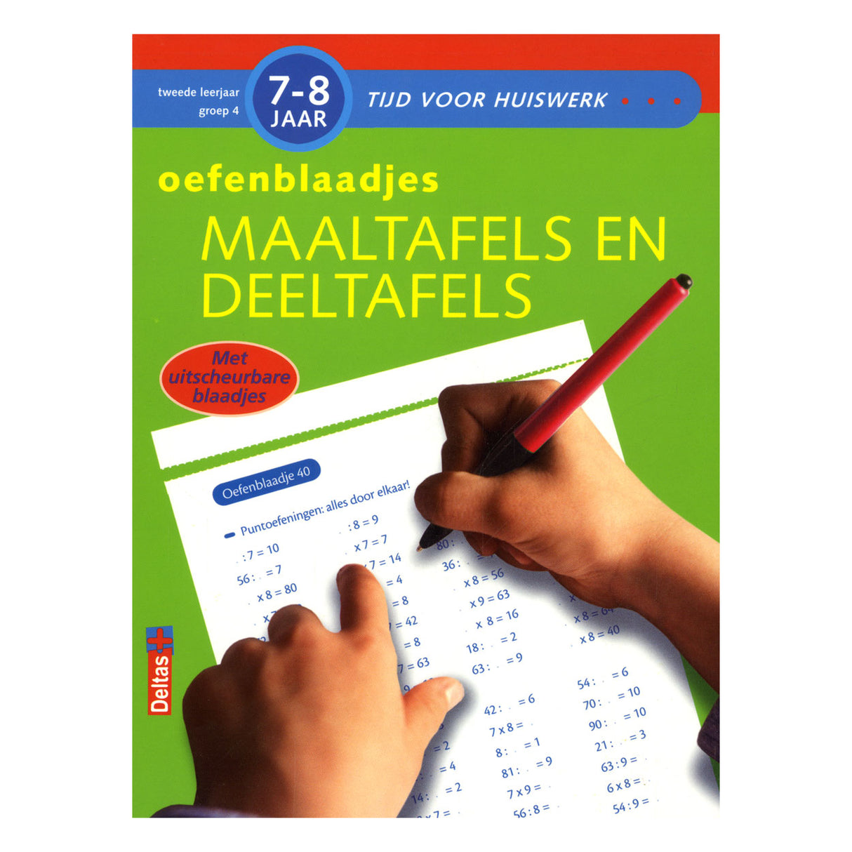 Feuilles d'entraînement Deltas pour les tables de multiplication et les tables de division (7-8