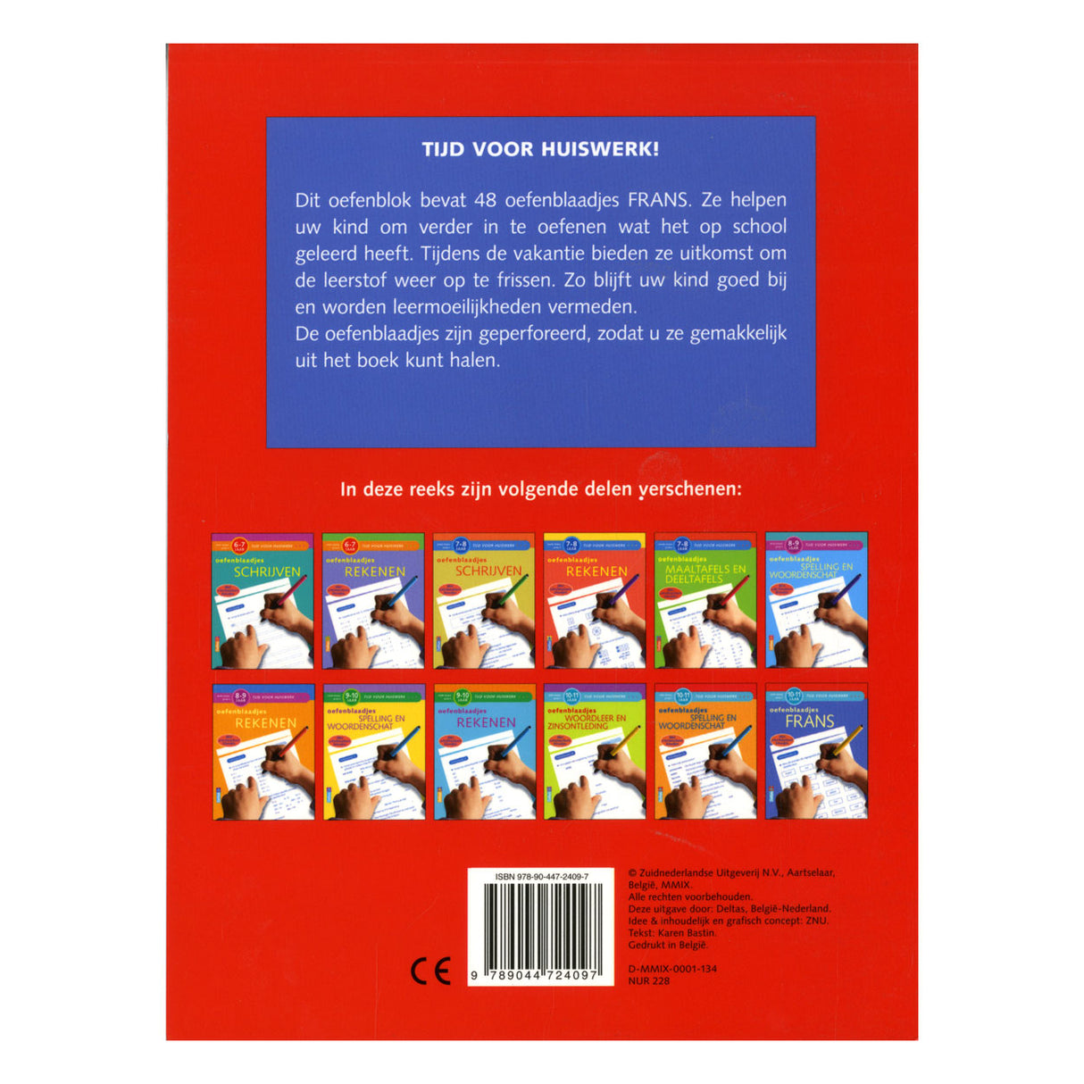 Fiches de pratique du français Deltas (10-11 ans)