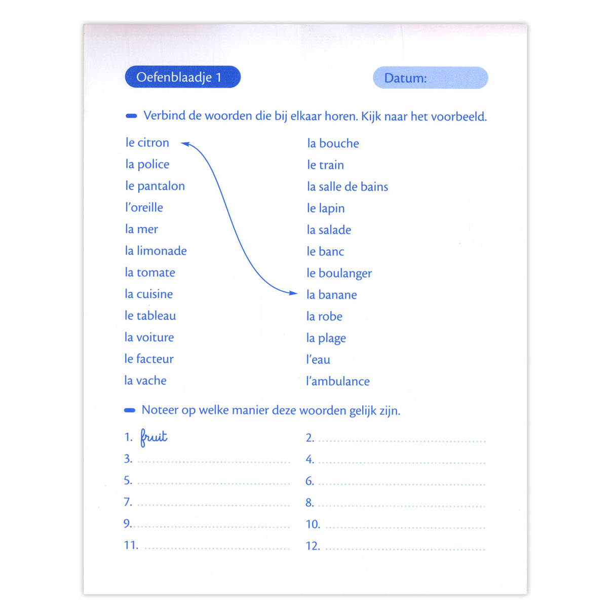 Fiches de pratique du français Deltas (10-11 ans)