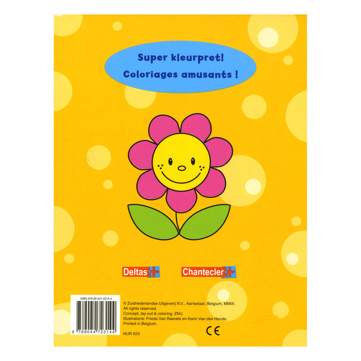 Livre de coloriage fou Deltas (3-4 ans)