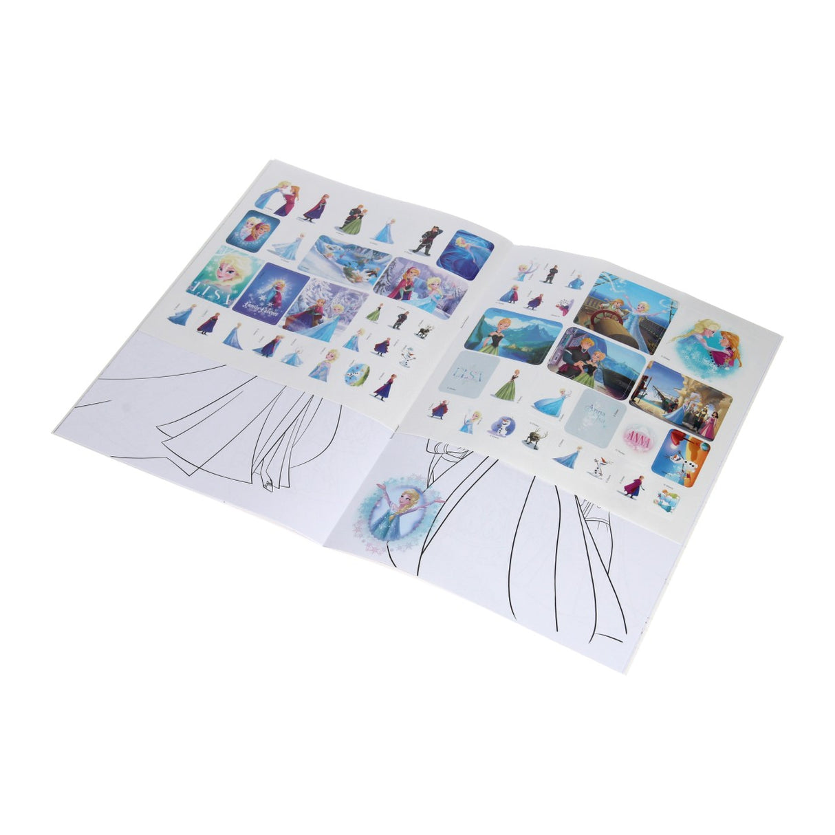 Livre Specials Nederland BV Disney Frozen Coloring Livre avec autocollants