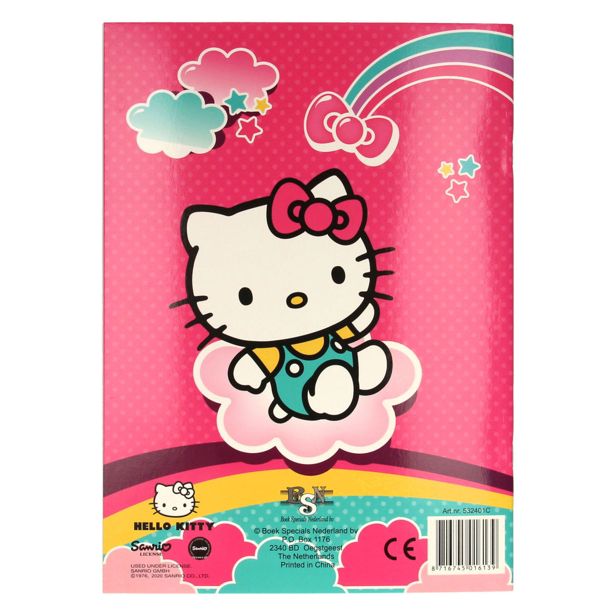 Livres spéciaux Pays-Bas bv hello kitty colorio livre de coloriage