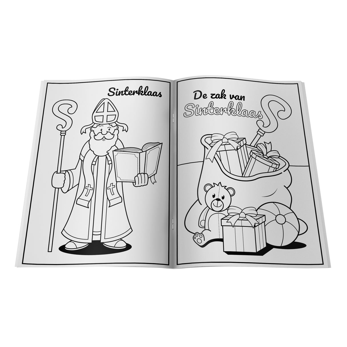 Livres spéciaux aux Pays-Bas, par exemple Livre de coloriage Sinterklaas
