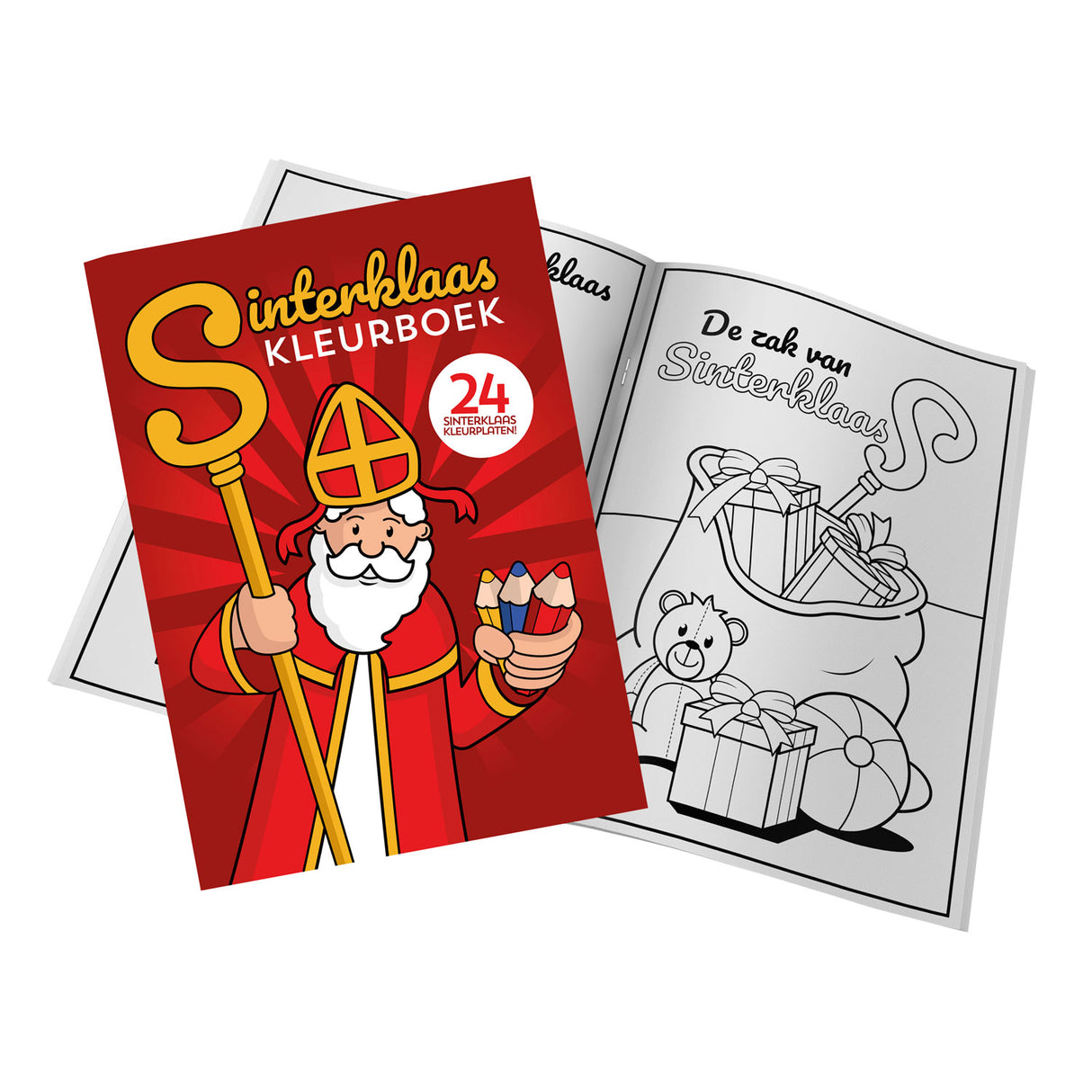Livres spéciaux aux Pays-Bas, par exemple Livre de coloriage Sinterklaas