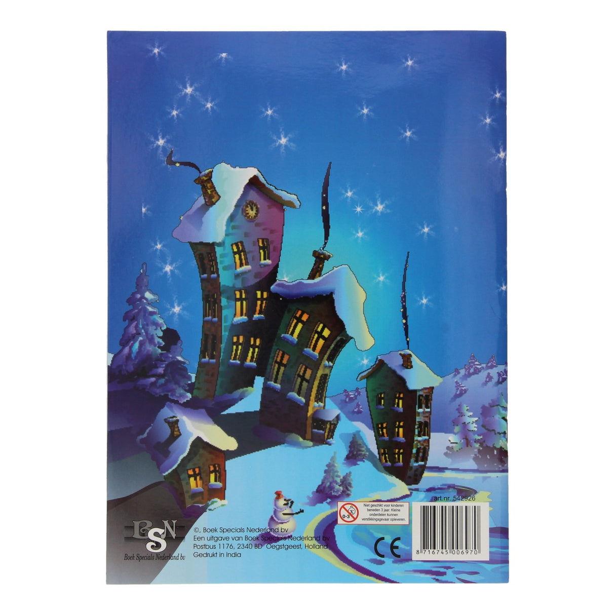 Livres spéciaux Pays-Bas bv Autocollants de Noël et livre de coloriage