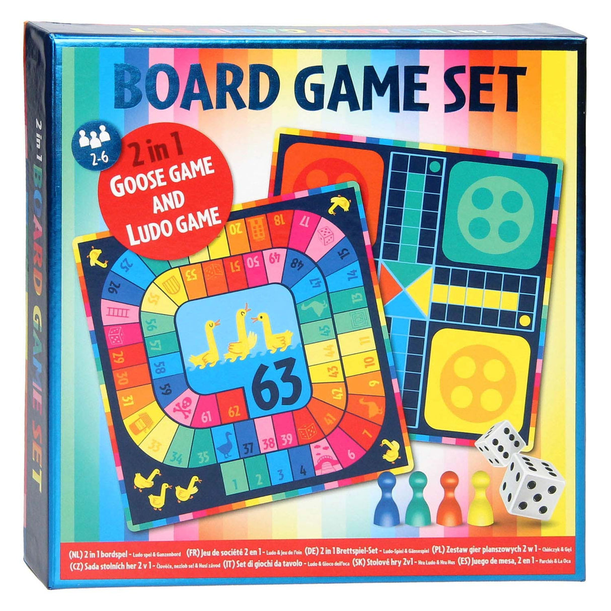 Remporte le jeu de Holland Child Ludo Ganzenbord 2in1