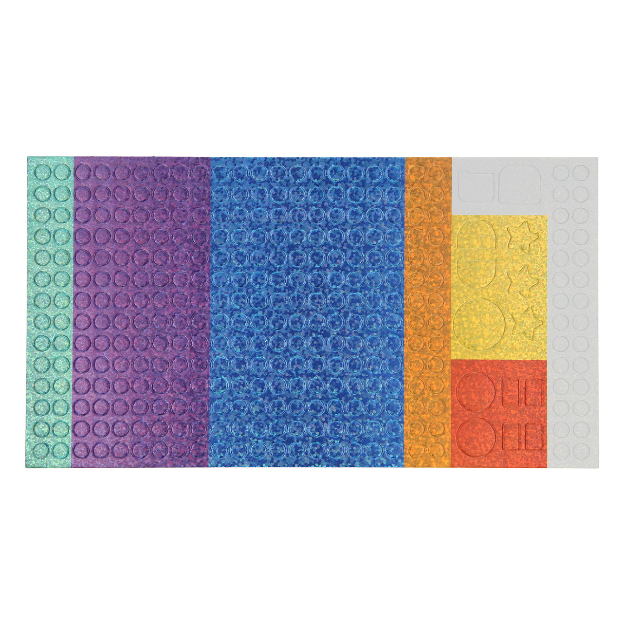 Ensemble d'art à pois 3D