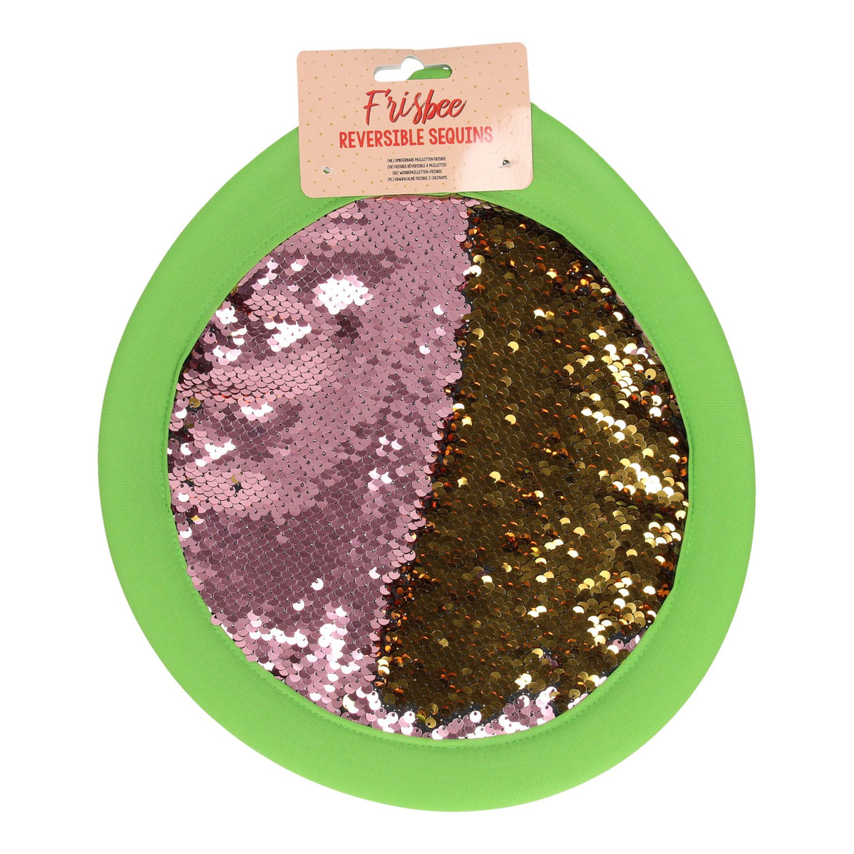 Frisbee avec paillettes