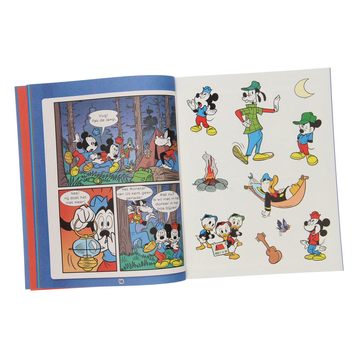 Livre spécial Nederland bv Donald Duck Junior Holiday Book avec des autocollants
