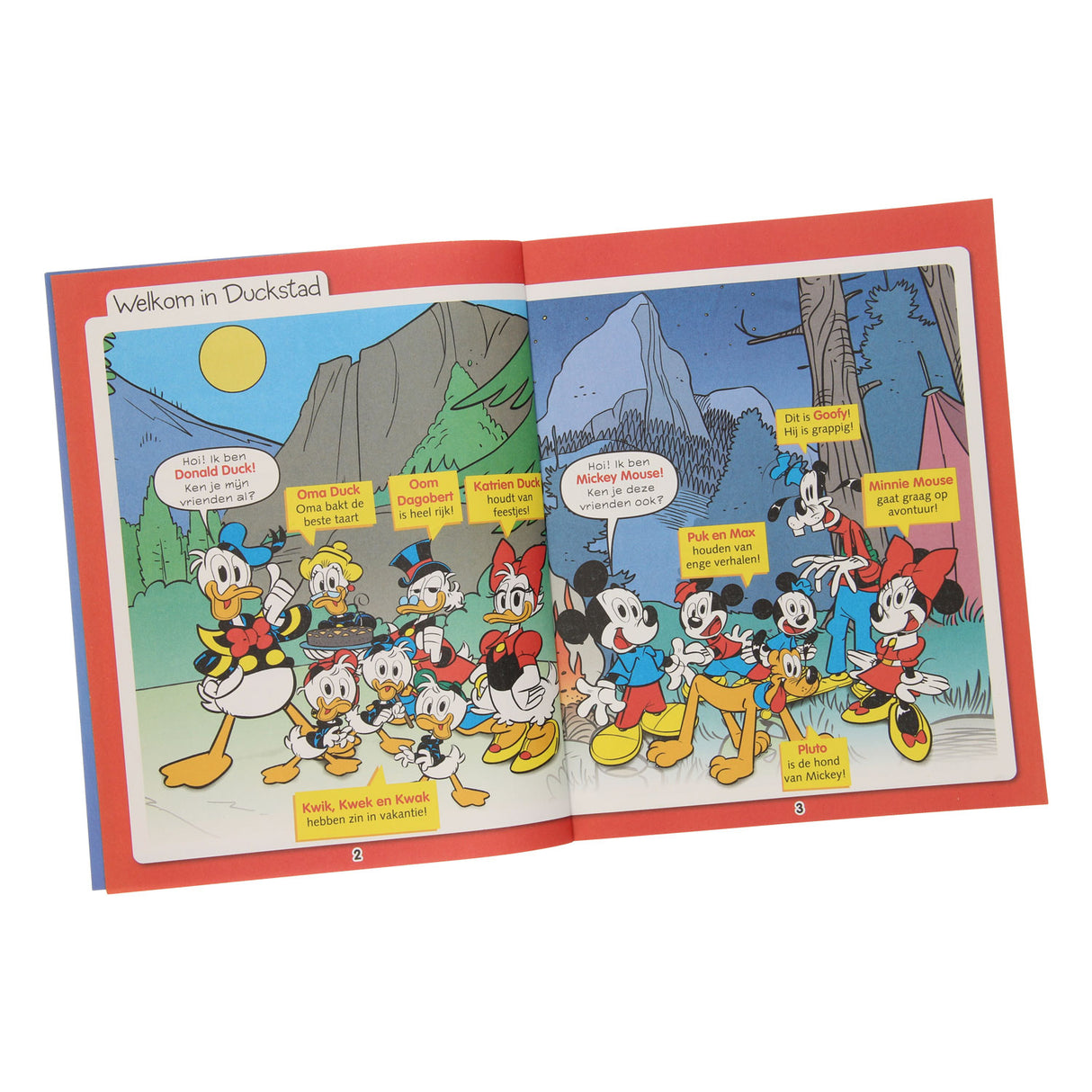 Livre spécial Nederland bv Donald Duck Junior Holiday Book avec des autocollants
