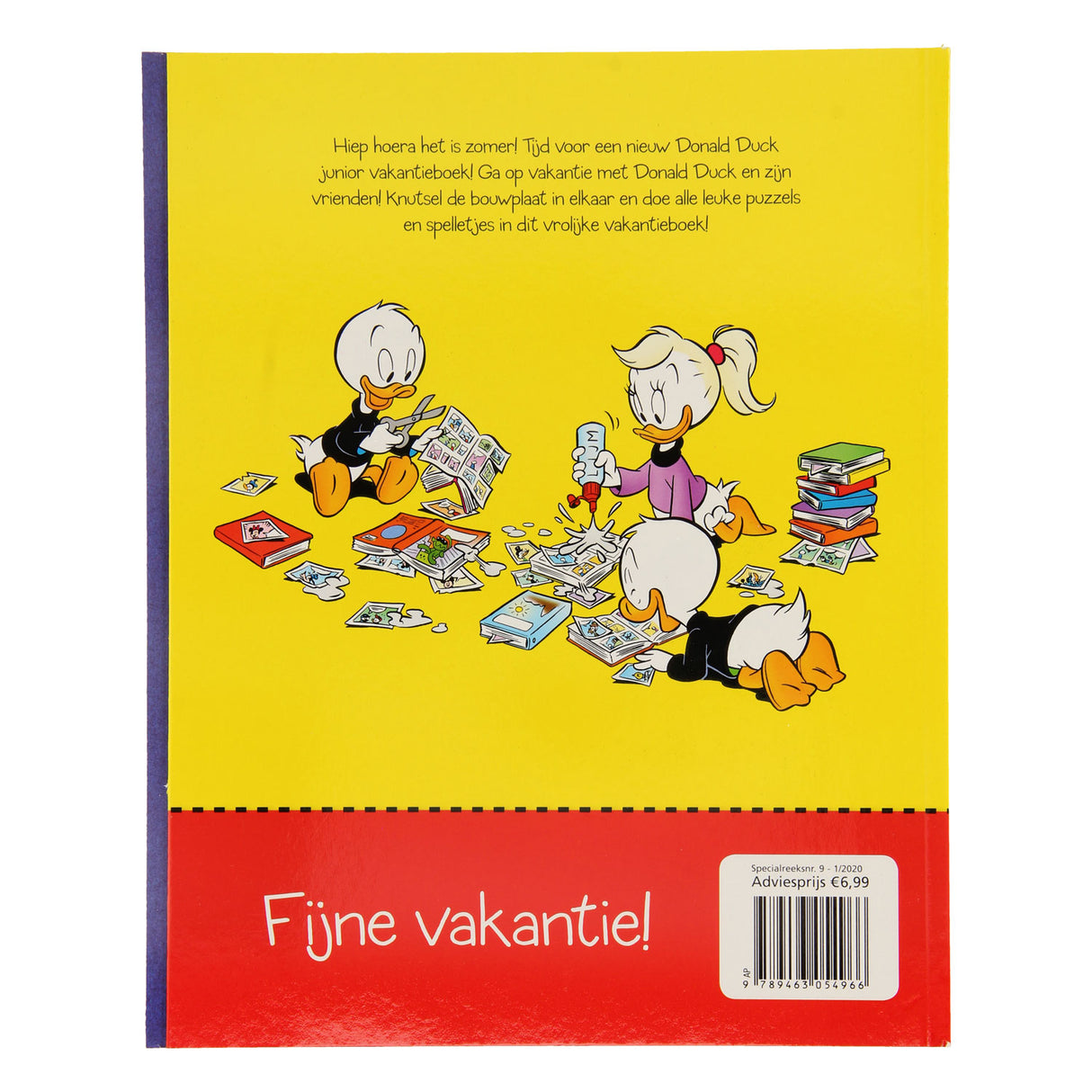 Livre spécial Nederland bv Donald Duck Junior Holiday Book avec des autocollants