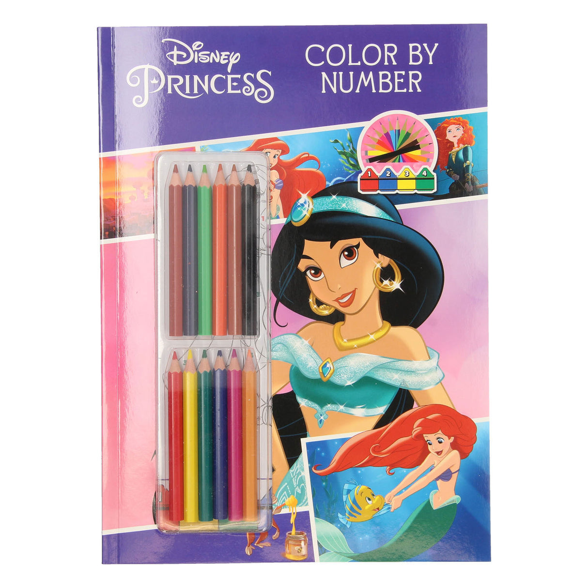 Spécial de livre Nederland bv Couleurs par numéro - Princesses