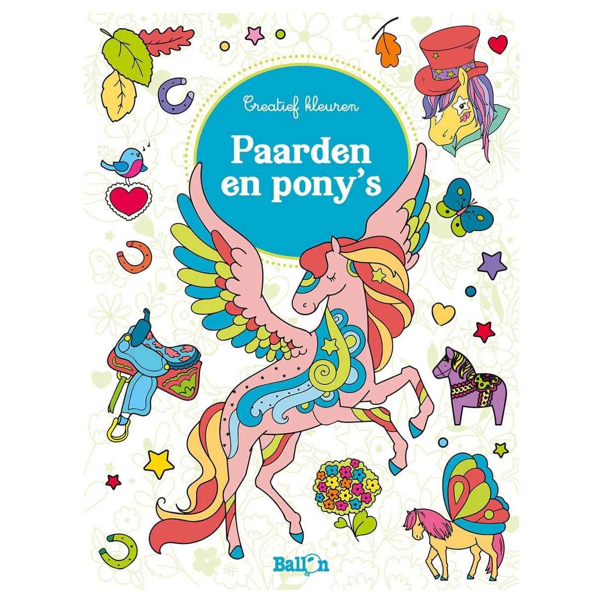 coloriage créatif chevaux poneys