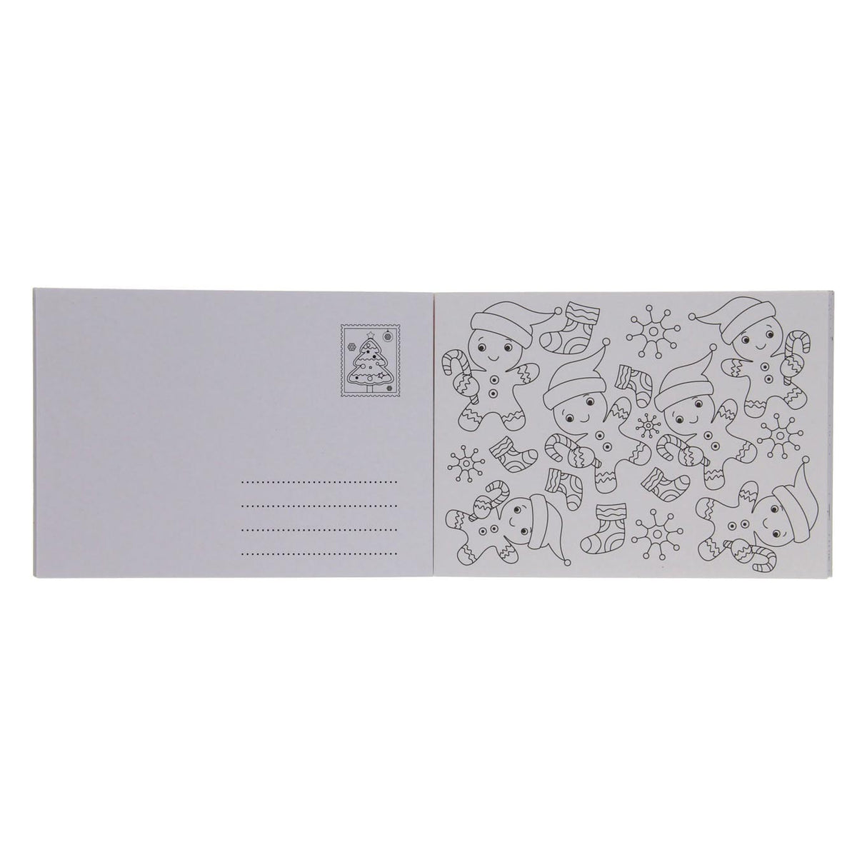Cartes de Noël de coloration, 20e.