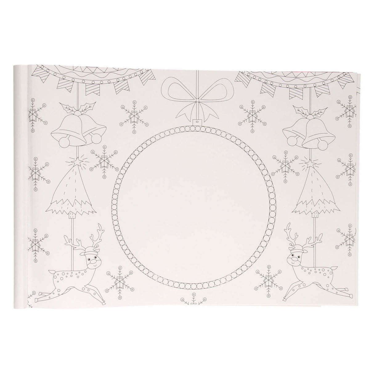 Set de table pour livre de coloriage Wins Holland, Noël, 12 pcs.