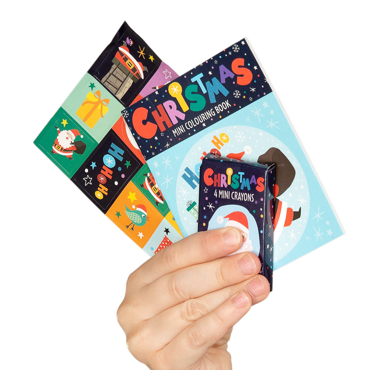 Ensemble de friandises Wins Holland : livre de coloriage, feuille d'autocollants de crayons de couleur - Noël