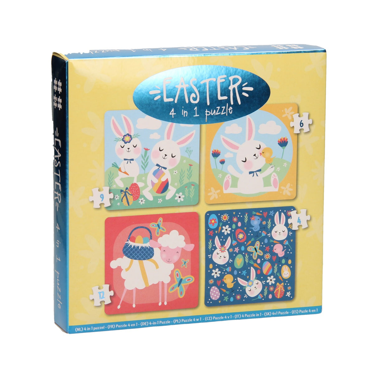 Puzzle pour enfants Pâques, 4en1