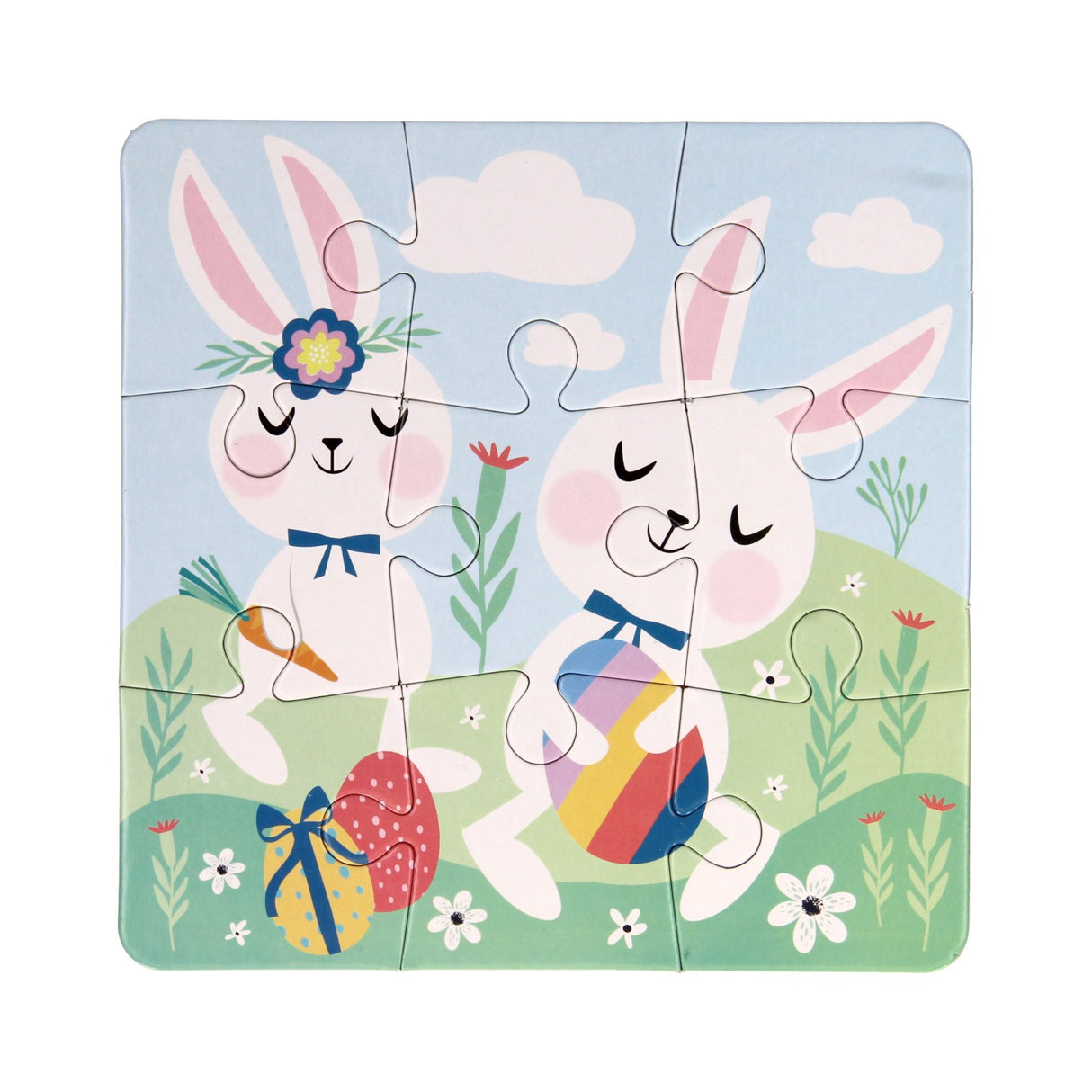 Puzzle pour enfants Pâques, 4en1